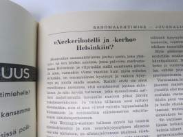 Sanomalehtimies - Journalisten 1950 nr 3-4 + 1949 nr 3-4 + 1945 nr 2-3, 3 eri numeroa yhdessä,mm. kokous Kuopiossa - Kuopion alueen asioita, järjestöasioita...