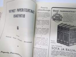 Sanomalehtimies - Journalisten 1950 nr 3-4 + 1949 nr 3-4 + 1945 nr 2-3, 3 eri numeroa yhdessä,mm. kokous Kuopiossa - Kuopion alueen asioita, järjestöasioita...