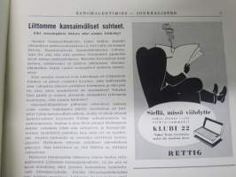 Sanomalehtimies - Journalisten 1950 nr 3-4 + 1949 nr 3-4 + 1945 nr 2-3, 3 eri numeroa yhdessä,mm. kokous Kuopiossa - Kuopion alueen asioita, järjestöasioita...