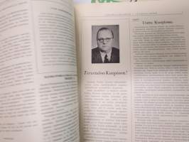 Sanomalehtimies - Journalisten 1950 nr 3-4 + 1949 nr 3-4 + 1945 nr 2-3, 3 eri numeroa yhdessä,mm. kokous Kuopiossa - Kuopion alueen asioita, järjestöasioita...