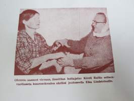 Ikuisesti yksinäisiä ihmisiä - Lehti, myydään kuurosokeiden hyväksi, koonnut A. Håkans (kuuro-sokea), Palosaari, Vaasa