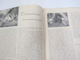 Työläisnaisten Urheilulehti 1938 nr 6, Kansikuva Olympiastadion vihitty, Työläisolympialaiset 1942 Suomeen, Telttaelämää, Orja-äiti (kirjoittanut kiinalainen...