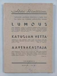 Kuunsokea : runonäytelmä