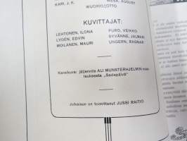 Kesätunnelma II 1916 - Sosialistin Kirjapaino-osuuskunta IL julkaisu, Kansikuva Ali Munsterhjelm "Sadepäivä", Muita kuvittajia mm. Edvin Lydén, Veikko Puro...