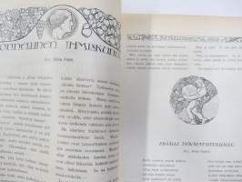 Kesätunnelma II 1916 - Sosialistin Kirjapaino-osuuskunta IL julkaisu, Kansikuva Ali Munsterhjelm "Sadepäivä", Muita kuvittajia mm. Edvin Lydén, Veikko Puro...