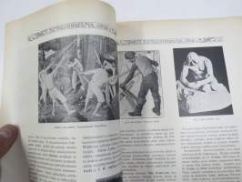 Kesätunnelma II 1916 - Sosialistin Kirjapaino-osuuskunta IL julkaisu, Kansikuva Ali Munsterhjelm "Sadepäivä", Muita kuvittajia mm. Edvin Lydén, Veikko Puro...