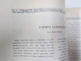 Kesätunnelma II 1916 - Sosialistin Kirjapaino-osuuskunta IL julkaisu, Kansikuva Ali Munsterhjelm "Sadepäivä", Muita kuvittajia mm. Edvin Lydén, Veikko Puro...