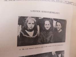 Kesätunnelma II 1916 - Sosialistin Kirjapaino-osuuskunta IL julkaisu, Kansikuva Ali Munsterhjelm "Sadepäivä", Muita kuvittajia mm. Edvin Lydén, Veikko Puro...