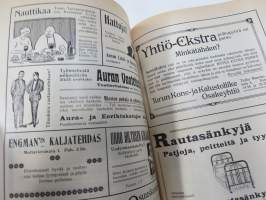 Kesätunnelma II 1916 - Sosialistin Kirjapaino-osuuskunta IL julkaisu, Kansikuva Ali Munsterhjelm "Sadepäivä", Muita kuvittajia mm. Edvin Lydén, Veikko Puro...