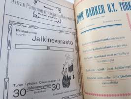 Kesätunnelma II 1916 - Sosialistin Kirjapaino-osuuskunta IL julkaisu, Kansikuva Ali Munsterhjelm "Sadepäivä", Muita kuvittajia mm. Edvin Lydén, Veikko Puro...