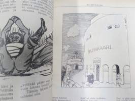 Kesätunnelma I 1915 - Sosialistin Kirjapaino-osuuskunta IL julkaisu, Kansikuva Victor Westerholm "Juhannusilta", Muita kuvittajia mm. Edvin Lydén, A. Luomanen...