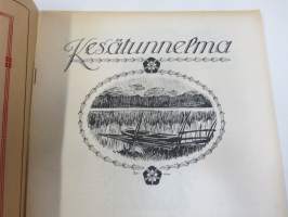 Kesätunnelma nr 4 1919 - Sosialistin Kirjapaino-osuuskunta IL julkaisu, Kuvittanut Jalmari Syvänne, kirjoittajina mm. Johannes Gebhart, Emil Lumipursi, Konrad...