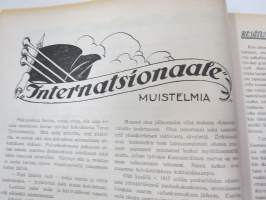 Kesätunnelma nr 4 1919 - Sosialistin Kirjapaino-osuuskunta IL julkaisu, Kuvittanut Jalmari Syvänne, kirjoittajina mm. Johannes Gebhart, Emil Lumipursi, Konrad...