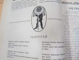 Kesätunnelma nr 4 1919 - Sosialistin Kirjapaino-osuuskunta IL julkaisu, Kuvittanut Jalmari Syvänne, kirjoittajina mm. Johannes Gebhart, Emil Lumipursi, Konrad...