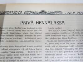 Kesätunnelma nr 4 1919 - Sosialistin Kirjapaino-osuuskunta IL julkaisu, Kuvittanut Jalmari Syvänne, kirjoittajina mm. Johannes Gebhart, Emil Lumipursi, Konrad...