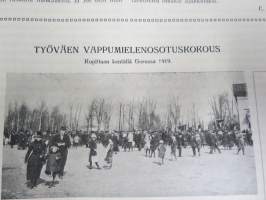Kesätunnelma nr 4 1919 - Sosialistin Kirjapaino-osuuskunta IL julkaisu, Kuvittanut Jalmari Syvänne, kirjoittajina mm. Johannes Gebhart, Emil Lumipursi, Konrad...