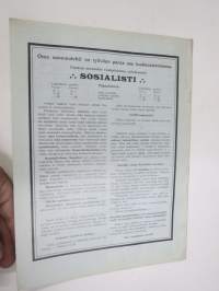 Kuvallisia julkaisuja työväenliikkeen vanhemmilta ajoilta - Sosialistin Kirjapaino-osuuskunta IL julkaisu