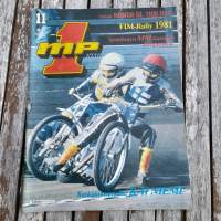 MP - moottoripyöräilyn erikoislehti MP 1 1981 nr 11-moottoripyörälehti
