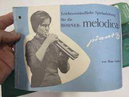 Melodica - Hohner Melodica Soprano -soitin + kotelo + saksankieliset käyttöohjeet