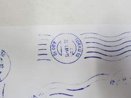 Turku 10 (20100 Turku / Åbo -posti rullaleimasin postilähetusten leimaukseen / merkkien mitätöintiin