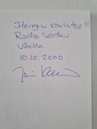 Ristil roikkuva Kristus ja mont muut Turu murttel präntätty juttu Jeesukse elämäst (signeerattu, tekijän omiste)