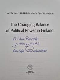 The changing balance of political power in Finland (signeerattu)