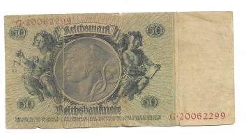 Saksa 50 Mark markkaa 1933 seteli