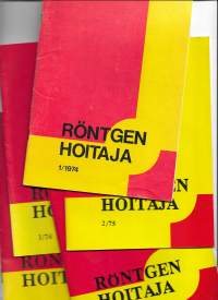 Röntgenhoitaja 1974 - 1976 yht 5 lehteä