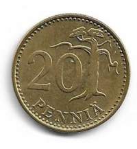 20 penniä  1983
