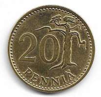 20 penniä  1987 M