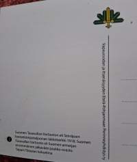 Suomen tasavallan vartioston eli Seinäjoen krenatööri pataljoonan lakkimerkki   v.1918.Tasavallan vartiosto oli Suomen armeijan ensimmäinen jalkaväen joukko-osasto