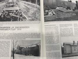 Resiina 1994 nr 4, 100 vuotta junalla Sortavalassa Joensuuhun, punaisten ja valkoisten panssarijunat