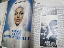 Hymy Lehti 1969 nr 12 -sis. mm. seur. artikkelit / kuvat / mainokset; Kansikuva Virpi von Waltzel, Veikko Ennala katosi itään, Ski-doo, Tuhopolttaja - joutomies -