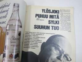 Hymy Lehti 1969 nr 12 -sis. mm. seur. artikkelit / kuvat / mainokset; Kansikuva Virpi von Waltzel, Veikko Ennala katosi itään, Ski-doo, Tuhopolttaja - joutomies -