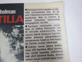 Hymy Lehti 1969 nr 12 -sis. mm. seur. artikkelit / kuvat / mainokset; Kansikuva Virpi von Waltzel, Veikko Ennala katosi itään, Ski-doo, Tuhopolttaja - joutomies -