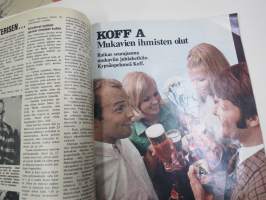 Hymy Lehti 1969 nr 12 -sis. mm. seur. artikkelit / kuvat / mainokset; Kansikuva Virpi von Waltzel, Veikko Ennala katosi itään, Ski-doo, Tuhopolttaja - joutomies -