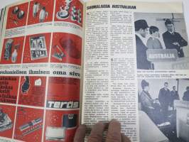 Hymy Lehti 1969 nr 12 -sis. mm. seur. artikkelit / kuvat / mainokset; Kansikuva Virpi von Waltzel, Veikko Ennala katosi itään, Ski-doo, Tuhopolttaja - joutomies -