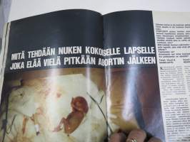 Hymy Lehti 1969 nr 12 -sis. mm. seur. artikkelit / kuvat / mainokset; Kansikuva Virpi von Waltzel, Veikko Ennala katosi itään, Ski-doo, Tuhopolttaja - joutomies -
