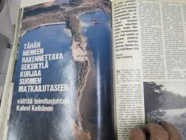 Hymy Lehti 1969 nr 12 -sis. mm. seur. artikkelit / kuvat / mainokset; Kansikuva Virpi von Waltzel, Veikko Ennala katosi itään, Ski-doo, Tuhopolttaja - joutomies -
