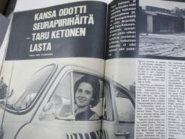 Hymy Lehti 1969 nr 12 -sis. mm. seur. artikkelit / kuvat / mainokset; Kansikuva Virpi von Waltzel, Veikko Ennala katosi itään, Ski-doo, Tuhopolttaja - joutomies -