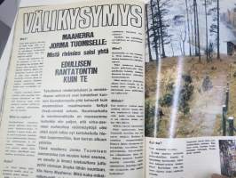 Hymy Lehti 1969 nr 12 -sis. mm. seur. artikkelit / kuvat / mainokset; Kansikuva Virpi von Waltzel, Veikko Ennala katosi itään, Ski-doo, Tuhopolttaja - joutomies -
