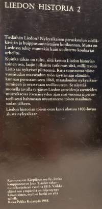 Liedon historia 2,  Vuodesta 1809 nykypäiviin