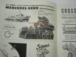 Diesel-lehti 1961 nr 4 -runsas mainoskuvitus työkoneista ja moottoreista ym.