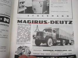 Diesel-lehti 1961 nr 4 -runsas mainoskuvitus työkoneista ja moottoreista ym.