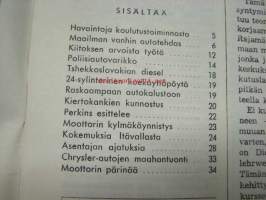 Diesel-lehti 1961 nr 1 -runsas mainoskuvitus työkoneista ja moottoreista ym.