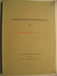 Sanomalehtipainotekniikka osa I