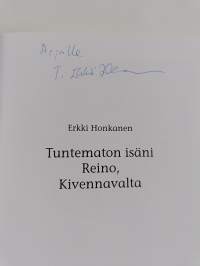 Tuntematon isäni Reino, Kivennavalta (signeerattu, tekijän omiste)
