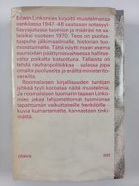 Vaikea aika : Suomen pääministerinä sotavuosina 1943-1944