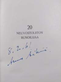 20 Neuvostoliiton runoilijaa (signeerattu)
