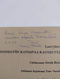 Talonpoikaisesineistön katoavaa kauneutta (signeerattu, tekijän omiste)